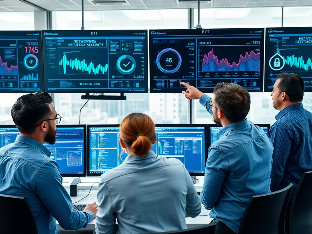 An image showing a team of IT consultants working on a data security system, highlighting the expertise and support provided by robofourm.